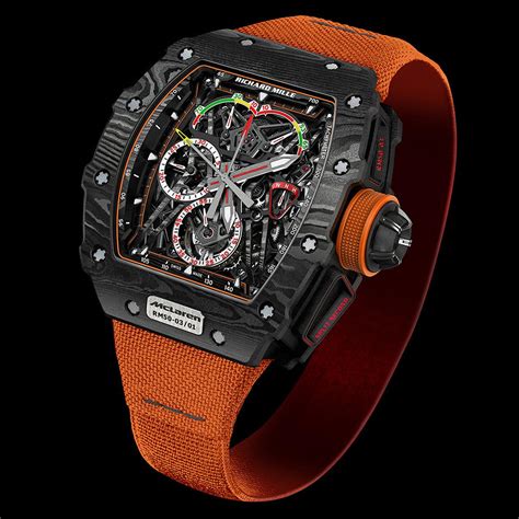 montre richard mille mclaren prix|Richard Mille's New McLaren Watch Has a ‘Jump Start’ Button.